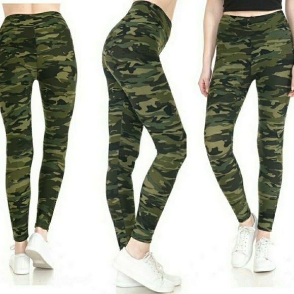 Leggings Depot Pants - YOGA High Waistband Camo Legging